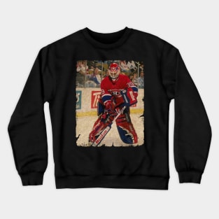 Pat Jablonski, 1995 in Montreal Canadiens (3.33 GAA) Crewneck Sweatshirt